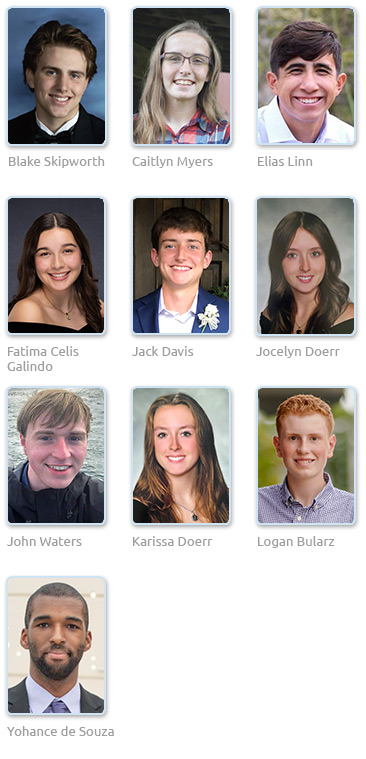 2023 Annual Eric Dostie Memorial College Scholarship Recipients